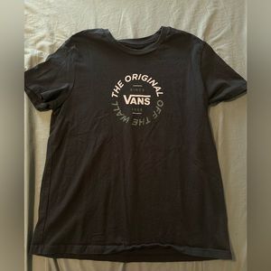 Vans Black Off the Wall Shirt - Large